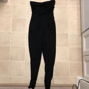 Black, strapless Bodysuit